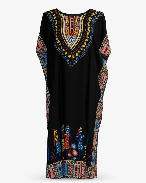 Kaftan Dashiki Print Dress