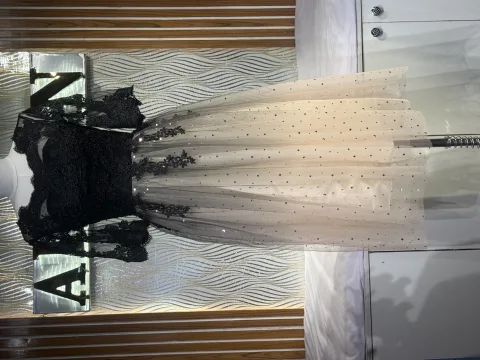 Lace Star Tulle Midi Dress